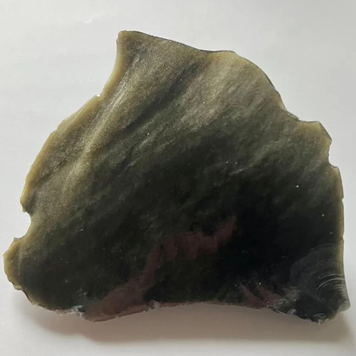 ゴールドシーンオブシディアン メキシコ産 レア黒曜石原石 台座つき