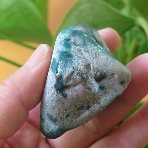 クリソコラマラカイト 共生 原石 美しい鉱物標本】クリソコラ・マラカイトの共生原石／50グラム