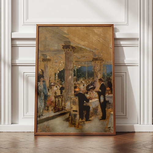 80s 中世ローマ レストランメニュー アートポスター額装品 80s 中世ローマ レストランメニュー アートポスター額装品