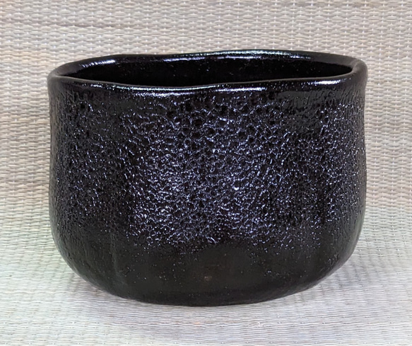 新作ウエア 鬼黒 瀬戸黒茶碗 信長様の 送料無料 bowl black Nobunaga 信長焼 工芸品