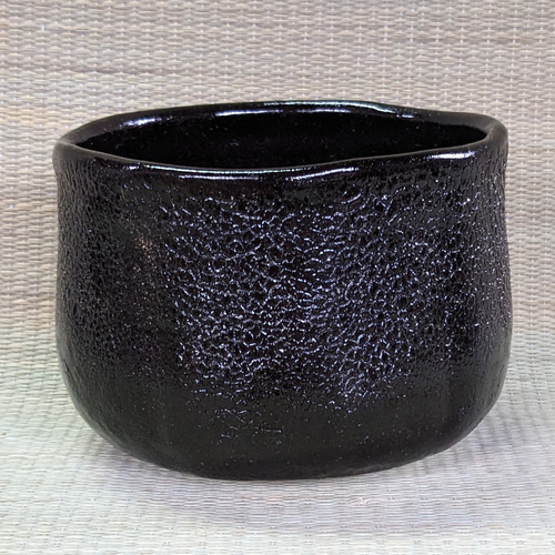 鬼黒 瀬戸黒茶碗 信長焼 Nobunaga black bowl 送料無料 信長様の
