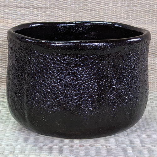 黒茶碗 鬼黒 瀬戸黒茶碗 信長焼 Nobunaga black bowl 送料無料 信長様の