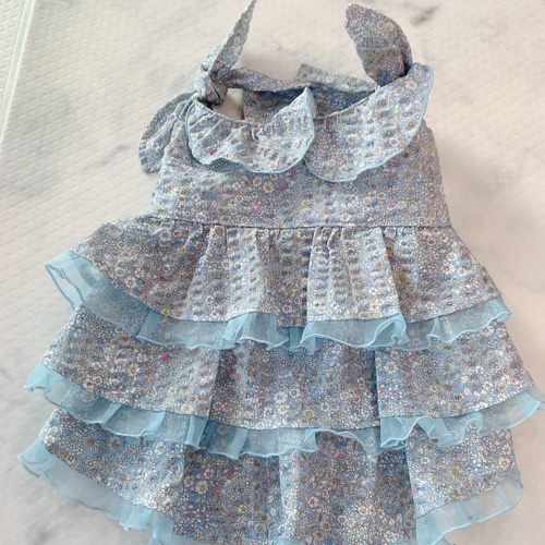 【ハンドメイド♡犬服♡１点物】　　　フリフリワンピ(バックル付)　Ｓサイズ 楽天市場】【サマーセール20％OFF/2025春夏 犬服 犬 服 春夏