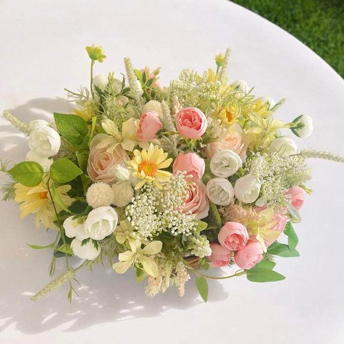 光触媒フラワー フラワーアレンジメント 春アレンジ 誕生日 記念日