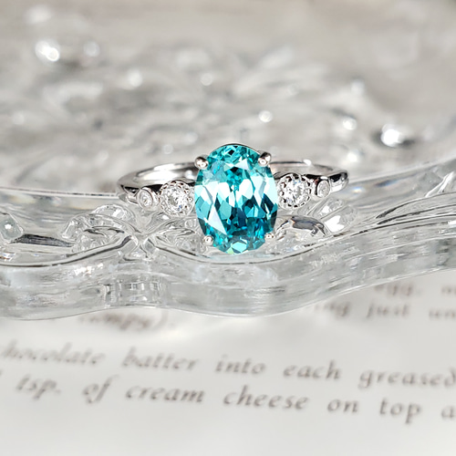 奇跡の煌めき✨ パライバトルマリン 人工宝石 オーバル 8x6mm 奇跡の煌めき✨ パライバトルマリン 人工宝石 オーバル 8x6mm
