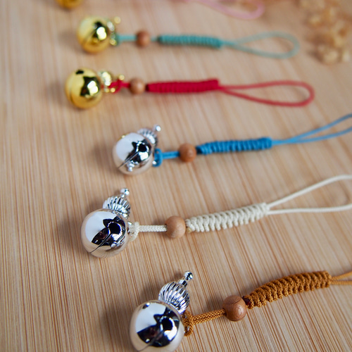 六瓢箪(むびょうたん) 無病 6つセット ひょうたん鈴 根付け紐 鈴 帯