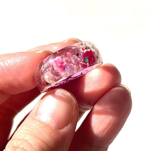 no.13 ハンドメイド　レジンリング no.13 ハンドメイド　レジンリング