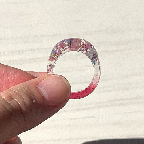 no.13 ハンドメイド　レジンリング レジンのリング13号 指輪・リング ‪❁⃘pana🐰 ぱな 通販 18650719‬