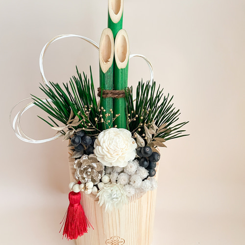 まだ間に合う】大きな新年を彩る門松のお飾り 置物タイプ お正月 門松