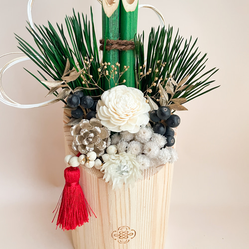 まだ間に合う】大きな新年を彩る門松のお飾り 置物タイプ お正月 門松