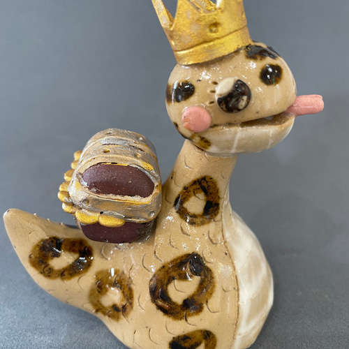 十二支陶器の動物置物セット‼️来年干支の蛇あります 一点もの】干支の置物 宝箱 2025 令和7年 巳年 ヘビ 蛇 陶器