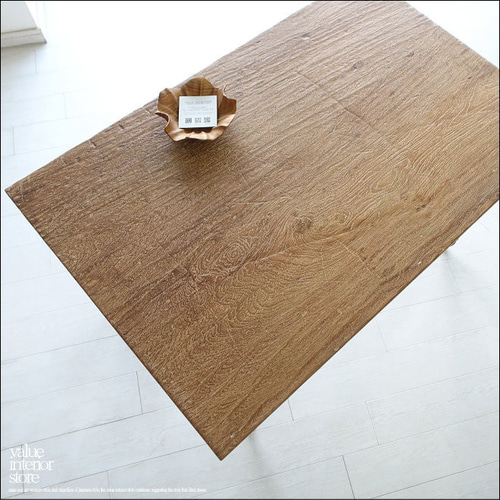 チーク無垢材 ヴィンテージテーブルAntika/K ダイニングテーブル 什器