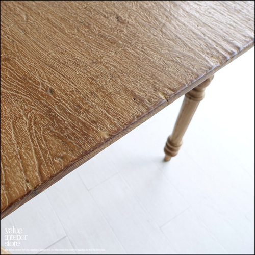 チーク無垢材 ヴィンテージテーブルAntika/K ダイニングテーブル 什器