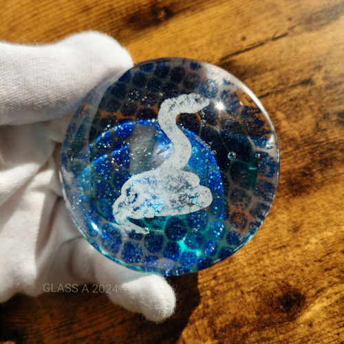 蛇 巳年 ペーパーウェイト ガラス文鎮 その他雑貨 Glass A 通販