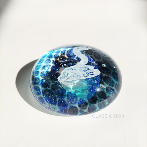 蛇 巳年 ペーパーウェイト ガラス文鎮 その他雑貨 Glass A 通販