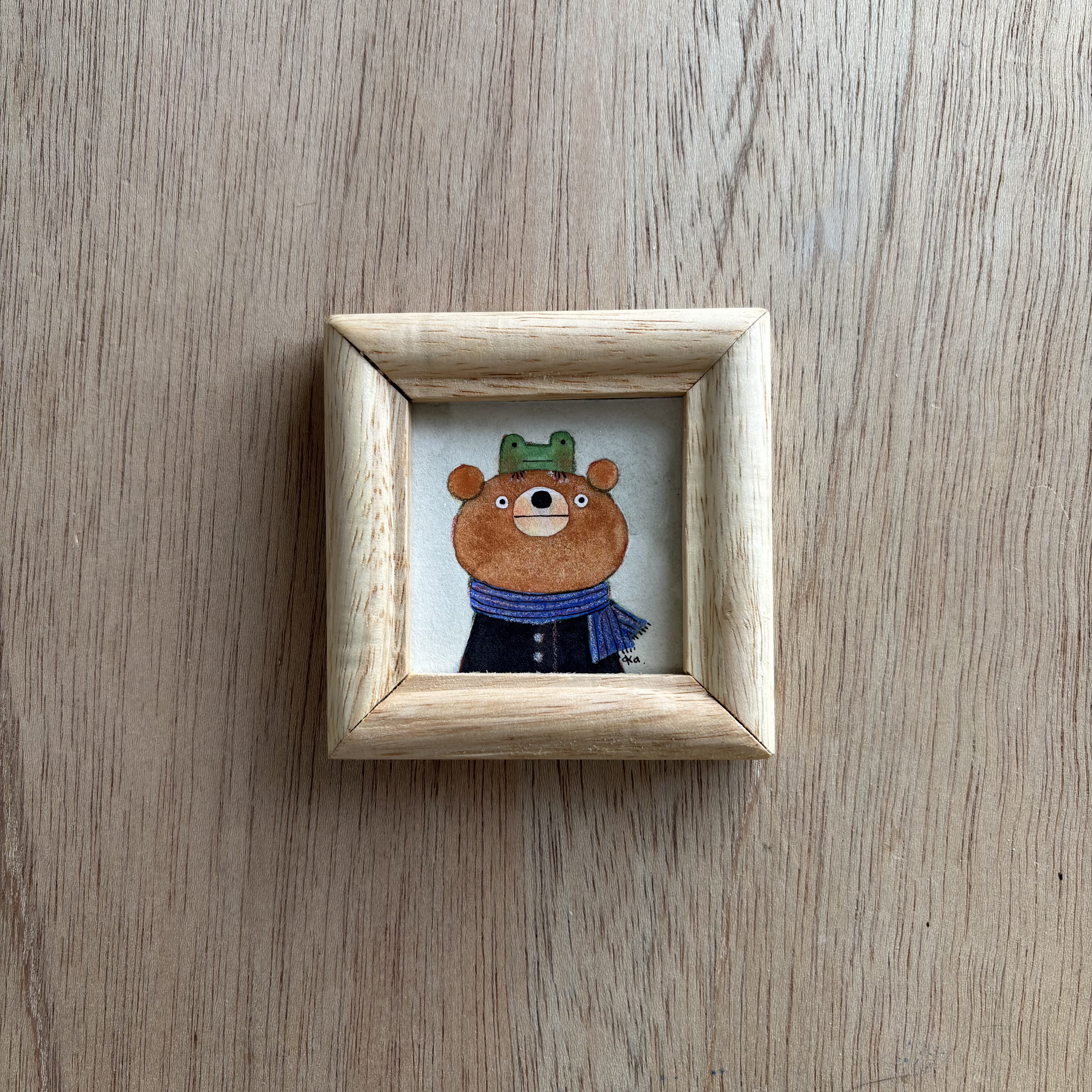 「はじめての冬」ミニ額　原画