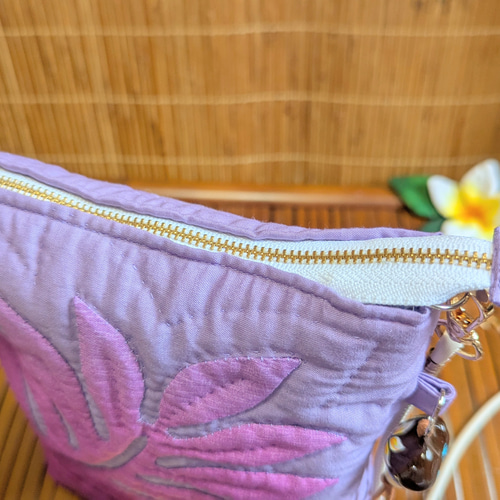 ハワイアンキルト ☆ ショルダーバッグ ☆ サコッシュ ウル/ホヌ