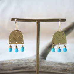 再販】ターコイズブレス～ターコイズ×ホワイトハーツ×ナホバパール