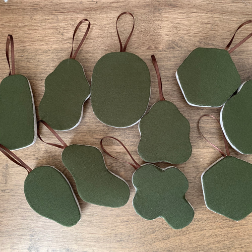 クリスマス⭐︎刺繍オーナメント 10個セット その他インテリア雑貨