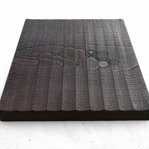 正方形の中型の我谷盆 お盆 トレイ 木地盆 折敷 お盆・トレイ 明野の