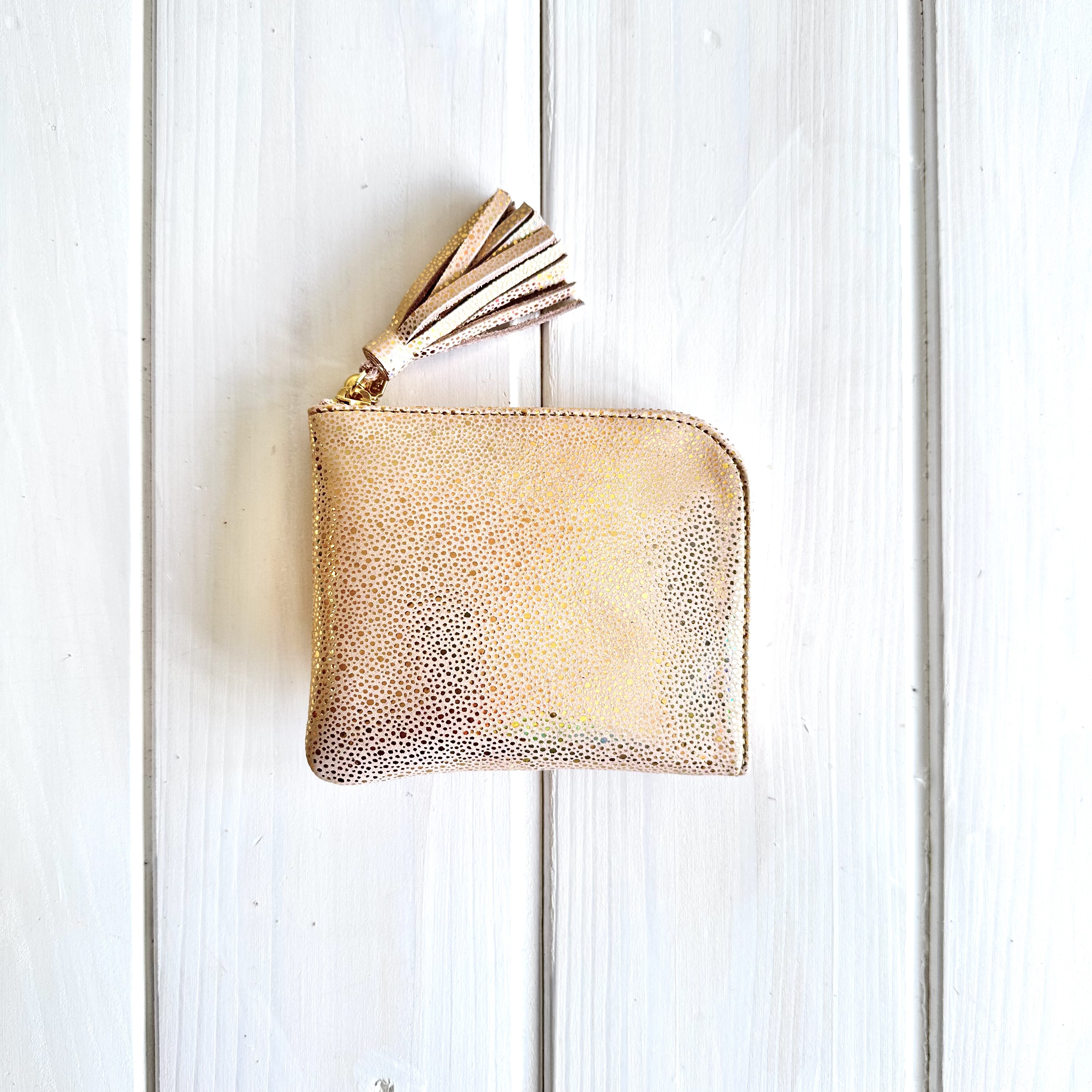 【2025年人気No,2オーロラシャンパンゴールド】☆更にコンパクト☆ミニ財布『coron miniコロンミニ』