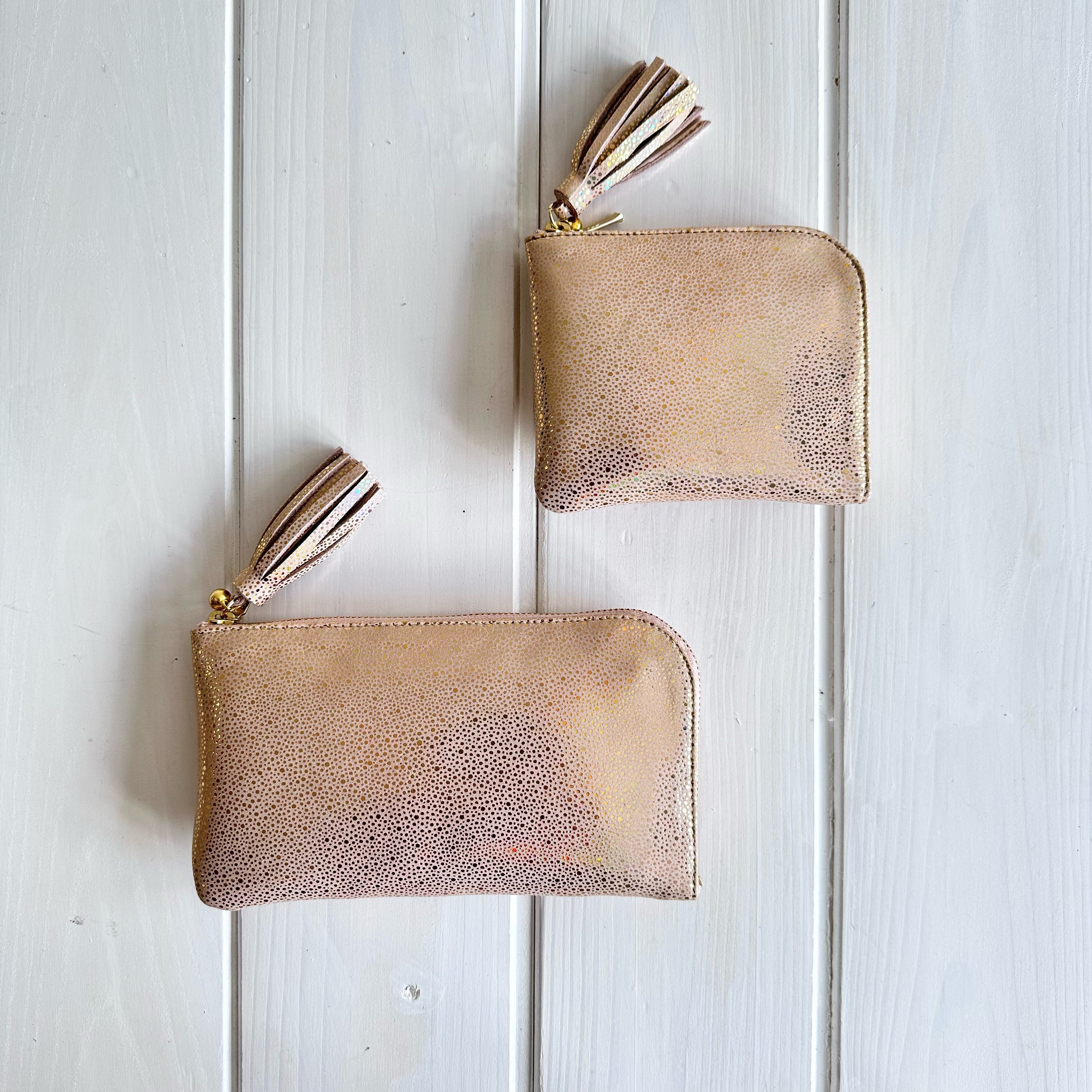 【2025年人気No,2オーロラシャンパンゴールド】☆更にコンパクト☆ミニ財布『coron miniコロンミニ』