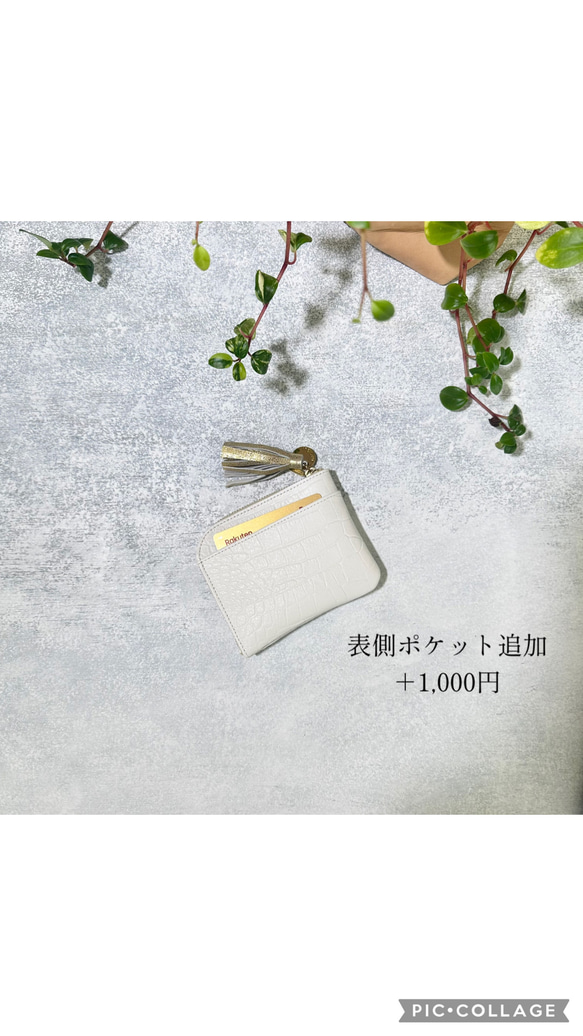 【2025年人気No,2オーロラシャンパンゴールド】☆更にコンパクト☆ミニ財布『coron miniコロンミニ』 6枚目の画像