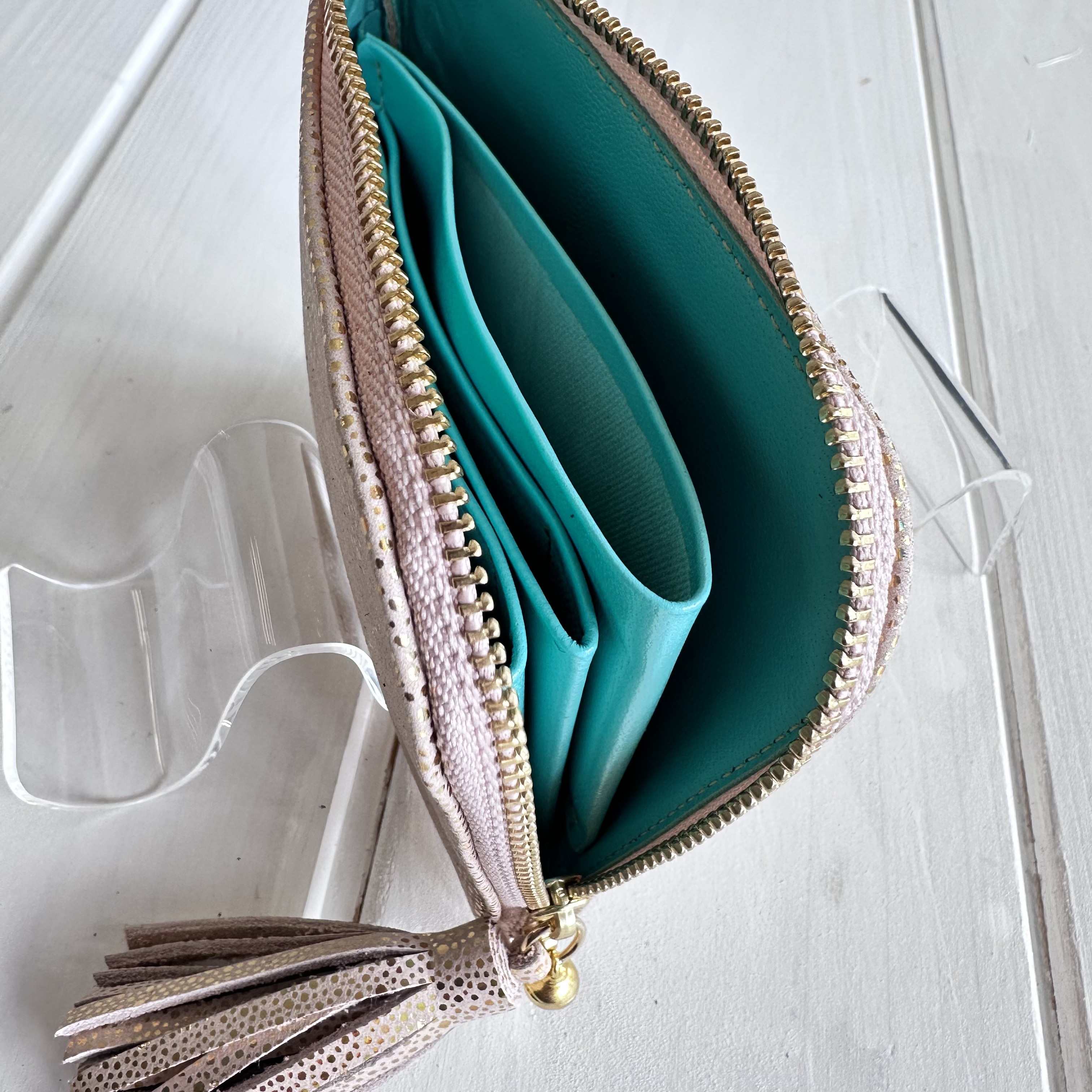 【2025年人気No,2オーロラシャンパンゴールド】☆更にコンパクト☆ミニ財布『coron miniコロンミニ』