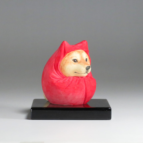 長納魚竹（丈） 柴犬 木彫彩色 真作 Yahoo!オークション - 長納魚竹(魚丈) 木彫彩色 「柴犬」共箱