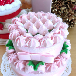 しあわせ運ぶクリスマスケーキ♪☆フェルト おままごと プレゼントに