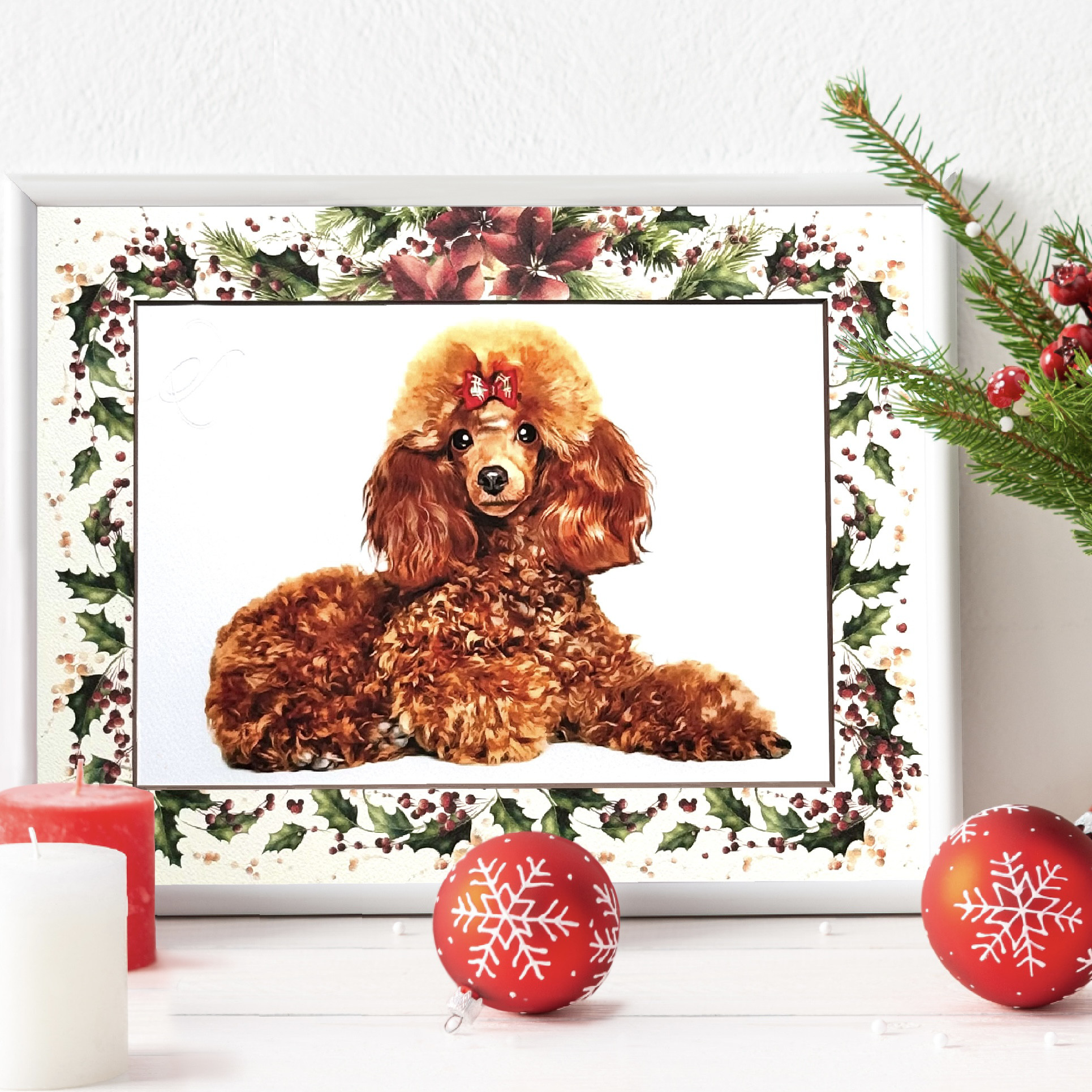 うちの子アート【似顔絵オーダー +マット台紙 +原画データ】ペットイラスト｜ペットアート｜ペット記念日｜ペット誕生日