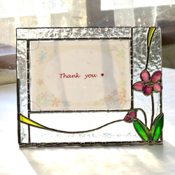 ステンドグラス　ツインローズのパネル 0_ea36714576bc2e3b09ffb93792df