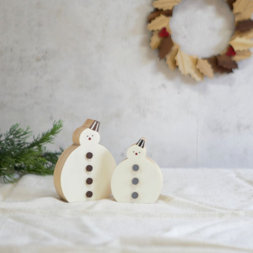 スノーマン まる｜全4種類 受注制作 雪だるま ゆきだるま クリスマス