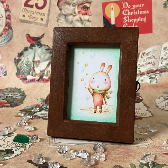 色鉛筆画 絵画 原画 狸の信楽焼 額付き(B5サイズ) Amazon.co.jp