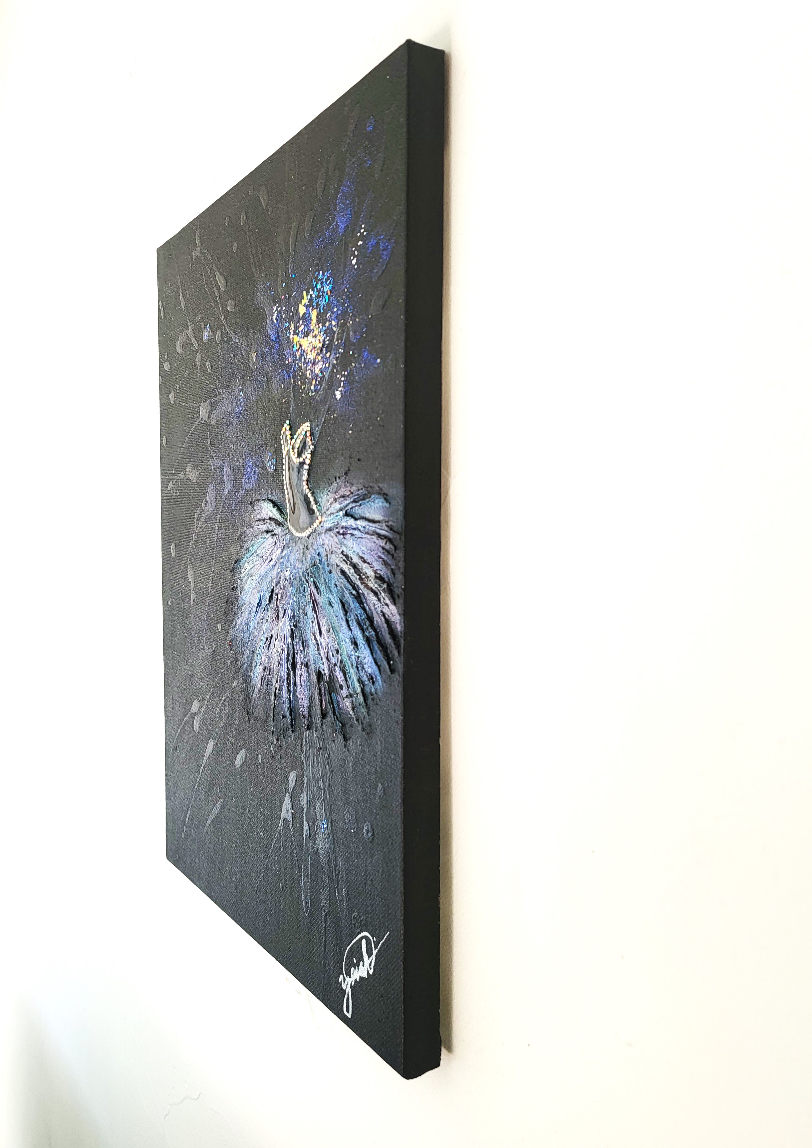 プリマの憂鬱 / 抽象画 キャンバス 33×24㎝ F4 原画1点のみ モダン プリマの憂鬱 - 抽象画 キャンバス 33×24㎝ F4号 原画のみ 一点物