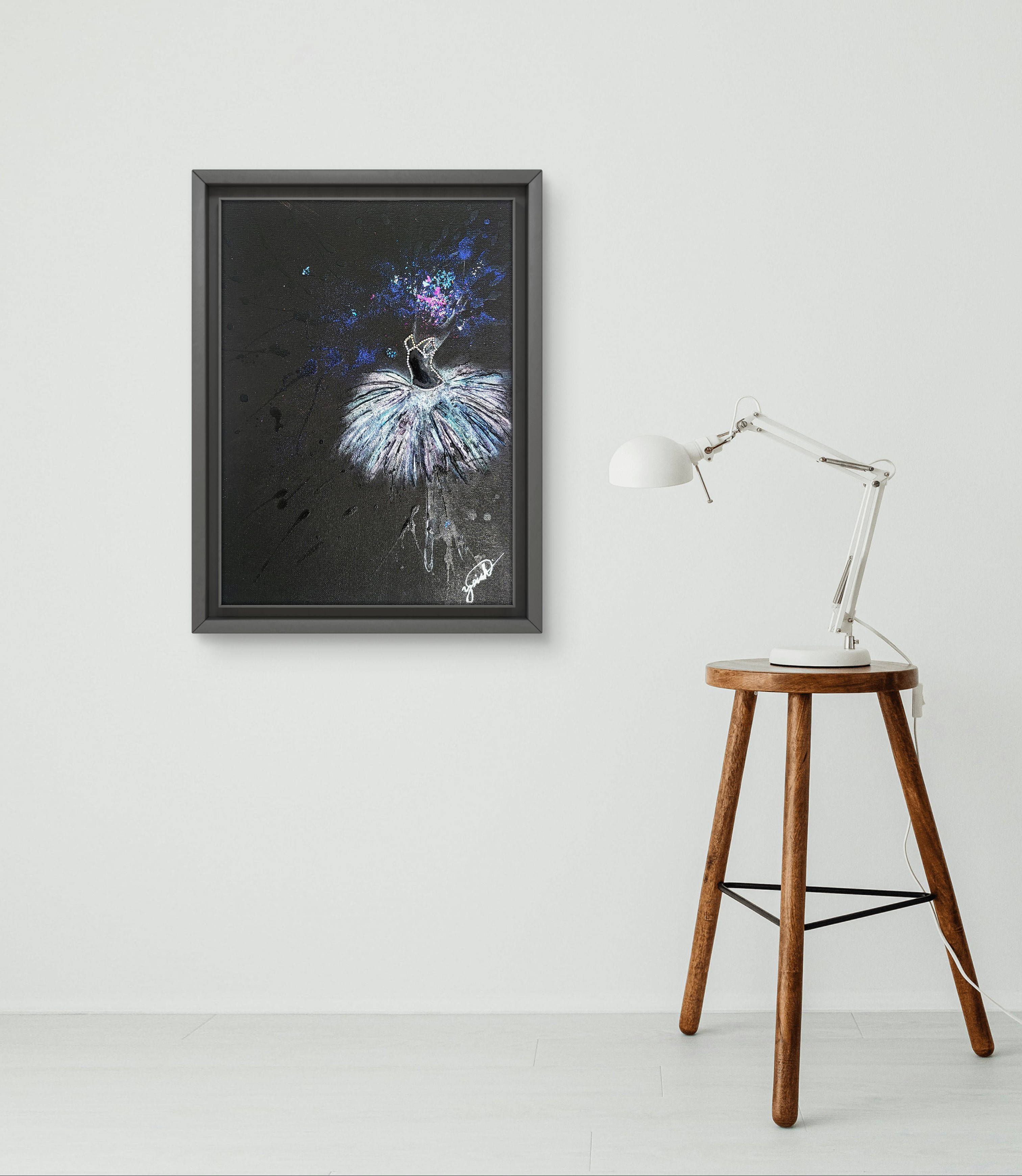 プリマの憂鬱 / 抽象画 キャンバス 33×24㎝ F4 原画1点のみ モダン プリマの憂鬱 - 抽象画 キャンバス 33×24㎝ F4号 原画のみ 一点
