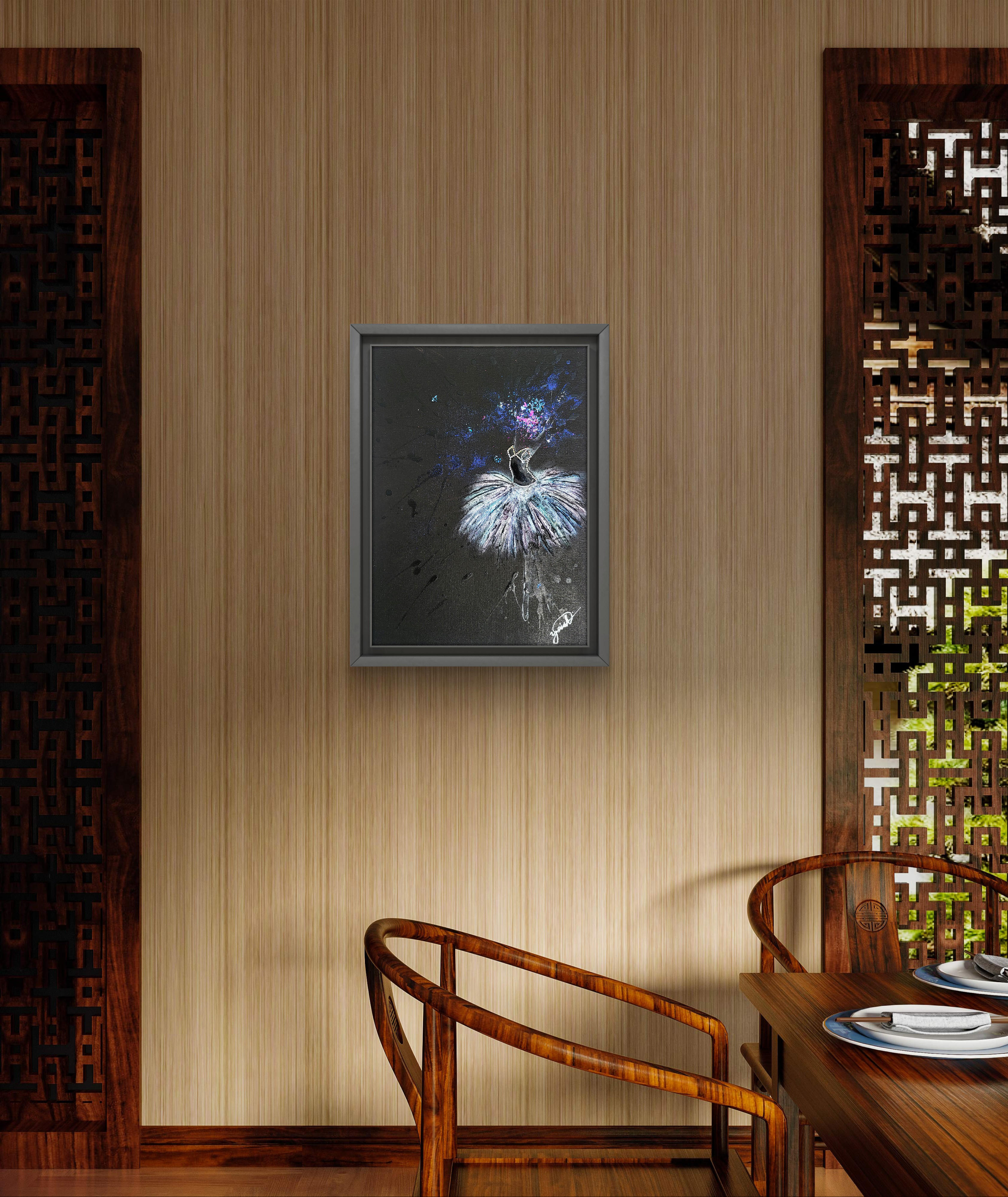 プリマの憂鬱 / 抽象画 キャンバス 33×24㎝ F4 原画1点のみ モダン プリマの憂鬱 / 抽象画 キャンバス 33×24㎝ F4 原画1点のみ モダン