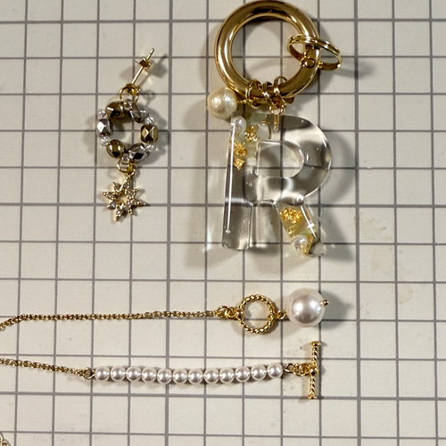 新春福袋】シンプルかわいいアクセサリー8点セット ピアスor