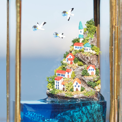 夏の思い出　レジン　ジオラマ 夏の思い出 レジン ジオラマ