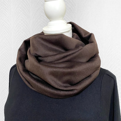 カシミヤウール◇ダークブラウン◇ 肌触り◎おすすめ品です♪ 3枚目の画像