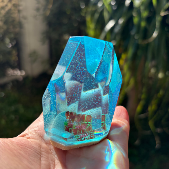 レジン 海の鉱石 宝箱 海のかけら 宝探し オーシャンアート 海底
