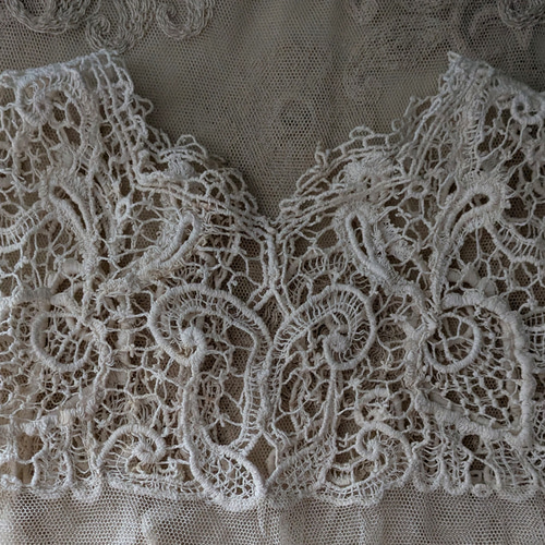 フランスアンティーク レースのつけ襟 レース Mon Atelier