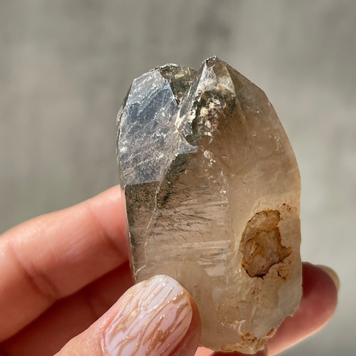 ナイジェリア産【アクチノライトインクォーツ】① 鉱物 天然石