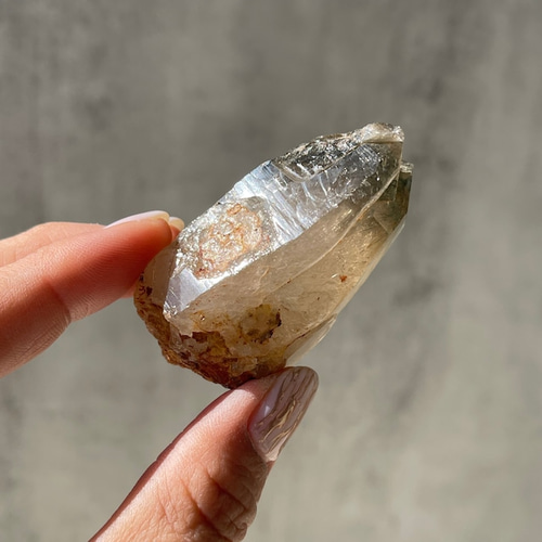 ナイジェリア産【アクチノライトインクォーツ】① 鉱物 天然石