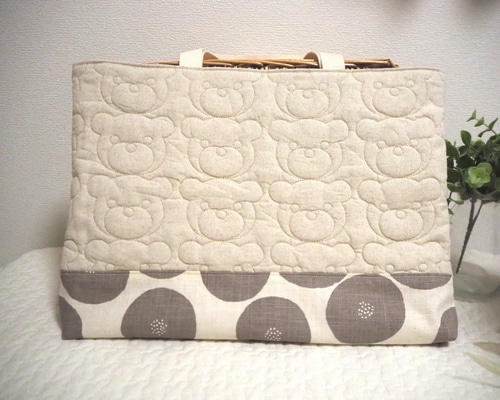 くまさん　レッスンバッグ 通園・通学＊クマさんレッスンバッグ レッスンバッグ cocco 通販