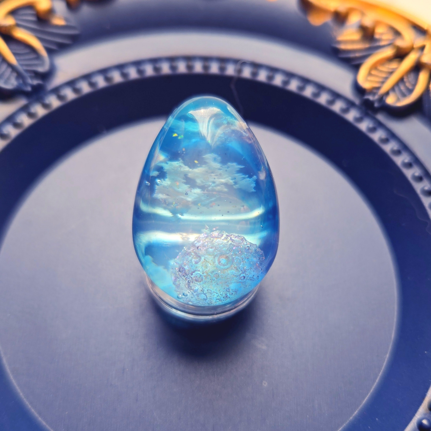 【空レジン】*｡･白夜惑星･｡*　【雲レジン】