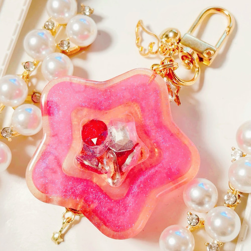 魔法少女ダブルスタードロップ◇シャカシャカキーホルダー