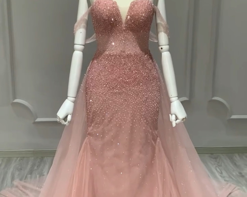 ☆Mac Duggal スウィートハートオフショルダードレス JEANMACLEAN/ジャンマクレーン】オフショルダー バストハート