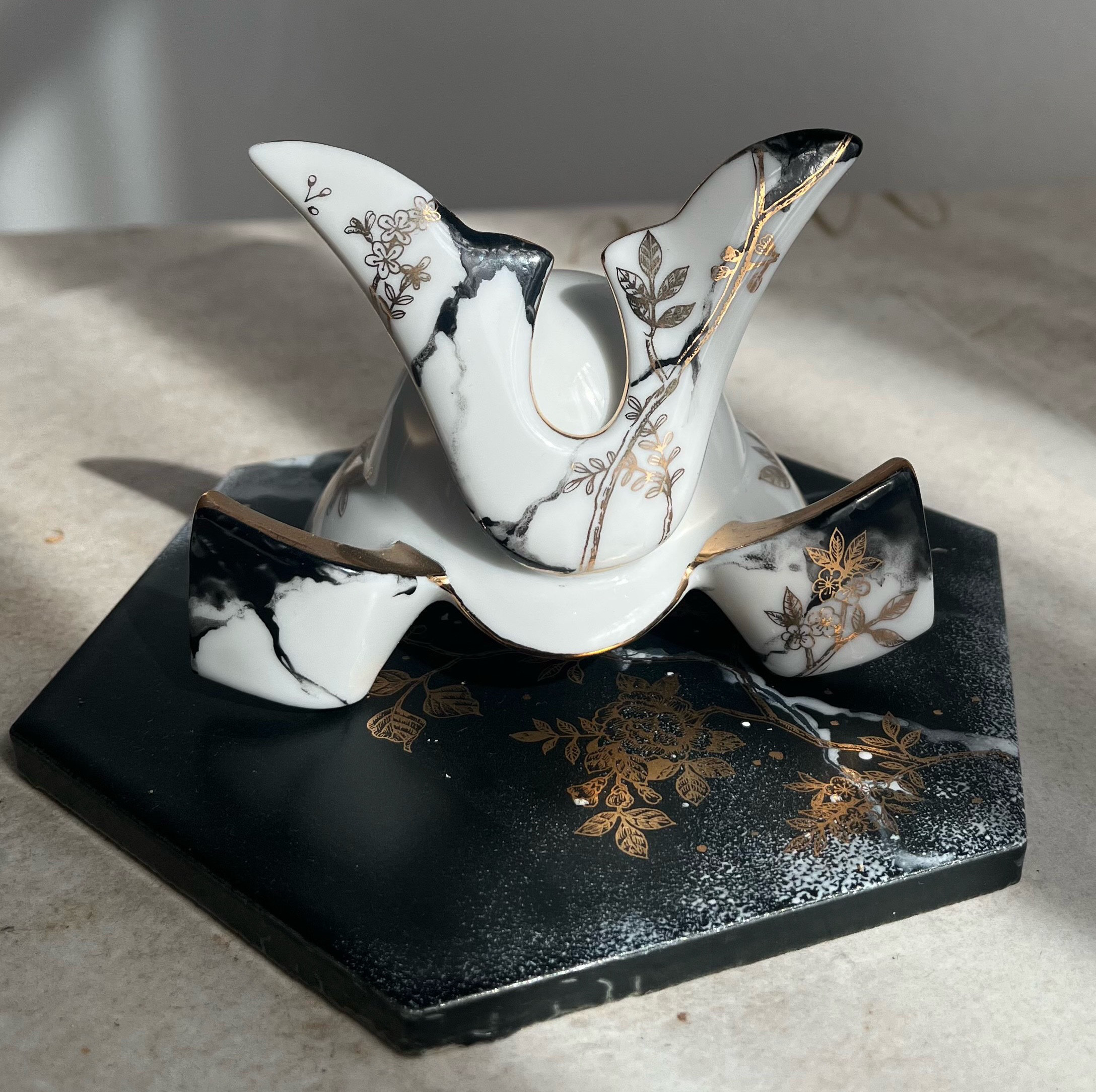 世界に一つの陶器の兜【RYU】　※期間限定販売