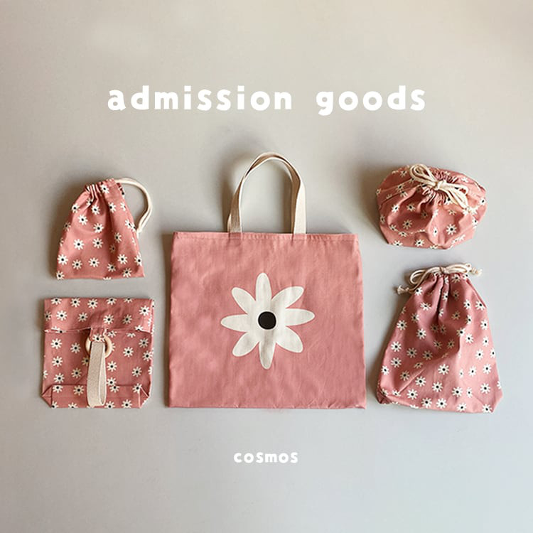 入園入学5点セット〈cosmos ダスティピンク〉コスモス 花 入園グッズ 入園 入学
